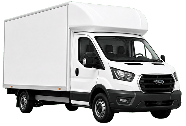 Luton box van ready for self-drive hire in Mansfield