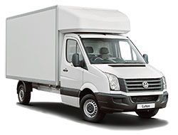 Luton box van hire vehicle